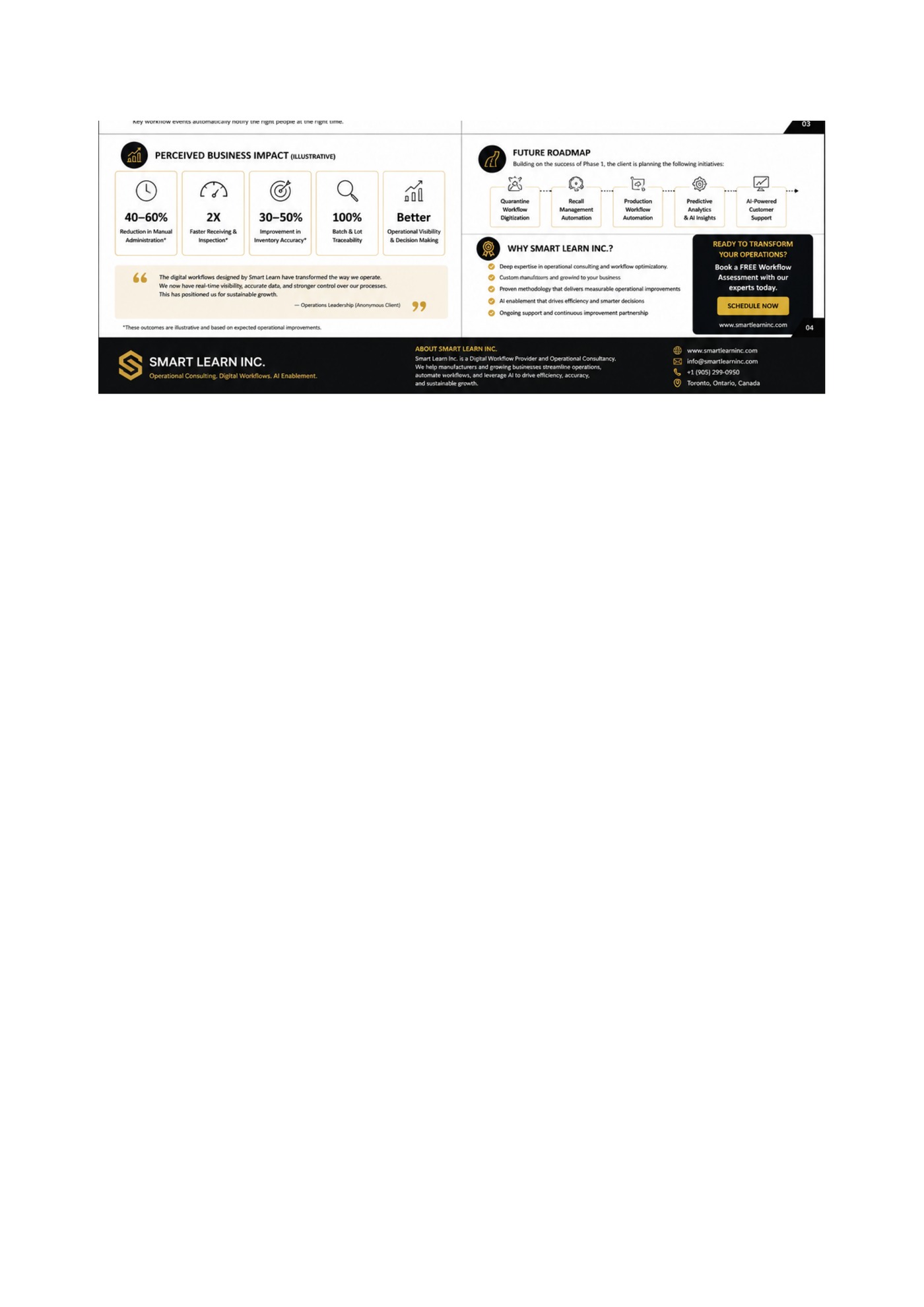 Manufacturing Case Study — Digitizing Operations, Transforming Workflows, Enabling Growth